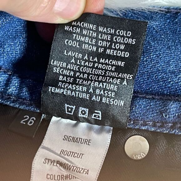 Hudson Signature Boot Cut Jeans Sz 26 - Picture 9 of 10